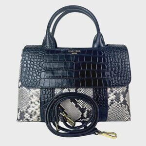 Women’s Handbag Designer Italian Leather – Bianca Black